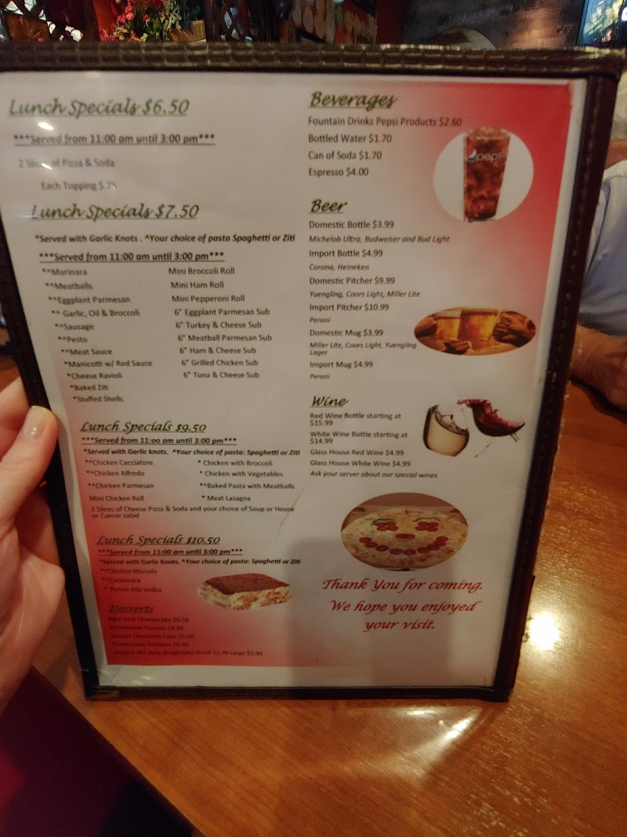 Bella Italia Pizza Menu - Image 4